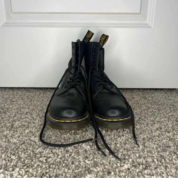 Dr. Martens Shoes - Dr. Martens Black Leather Women’s Boots